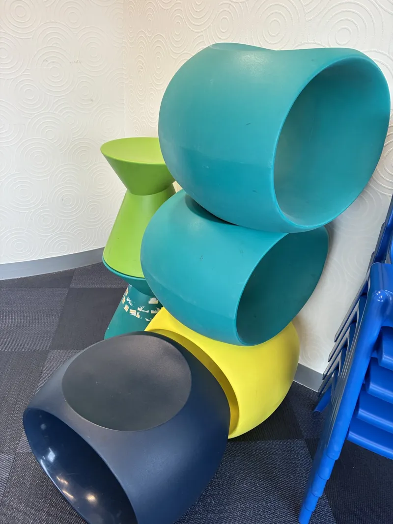 50x Plastic Stool Chairs
