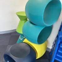 50x Plastic Stool Chairs