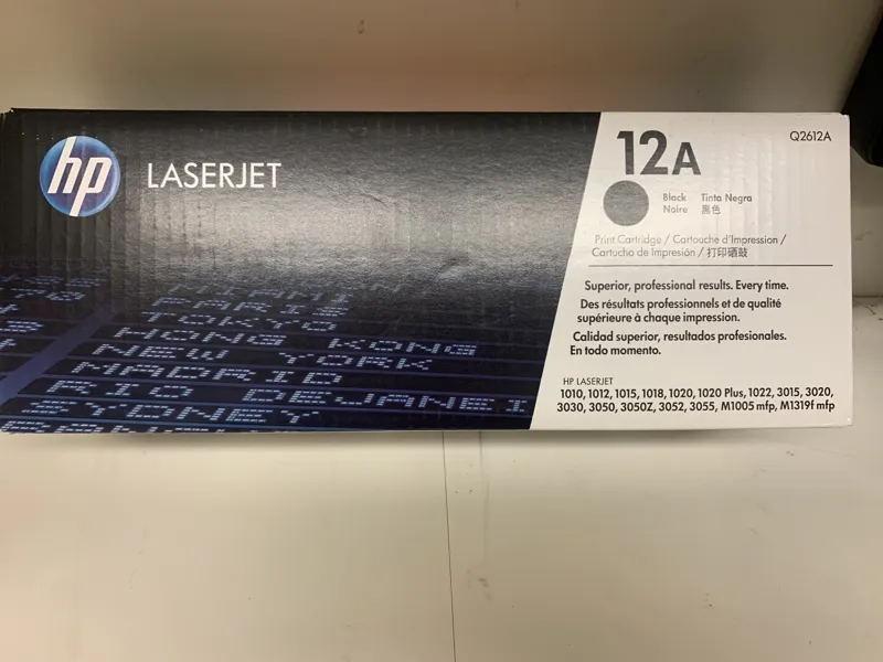 1 X HP 12A Toner (Q2612A)