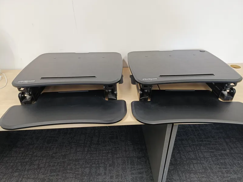 Sit/stand desks x 2 (Black)