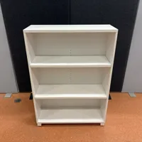 Bookcase - Small, white, 2 shelves