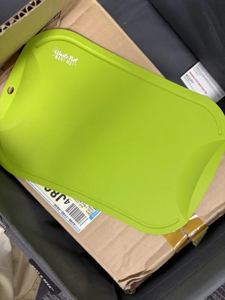 Bright Lime Green flexible chopping board