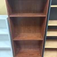 Bookcase - Medium, rosewood style veneer, 2 shelves